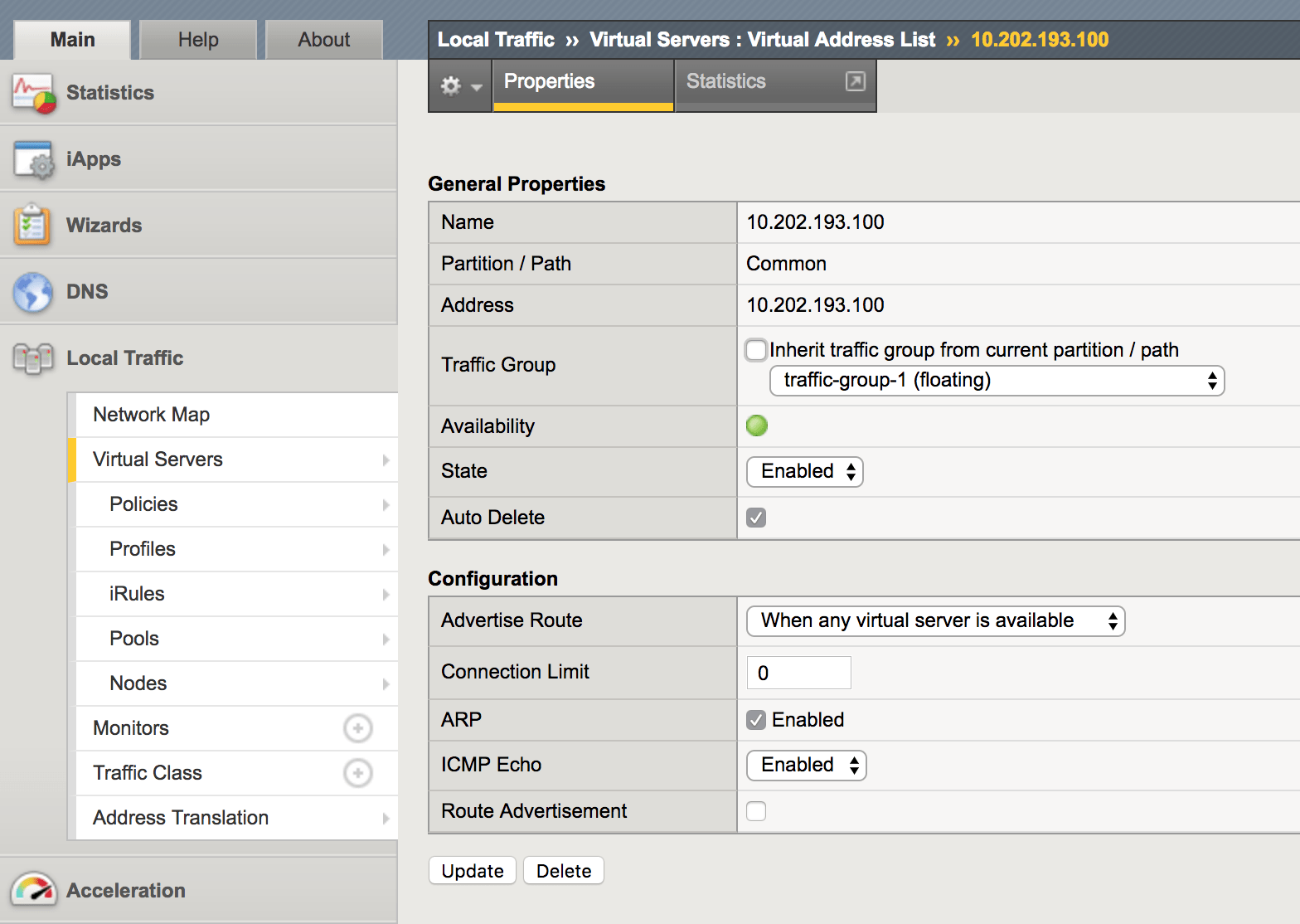 Advertising Healthy F5 LTM VIPs using BGP